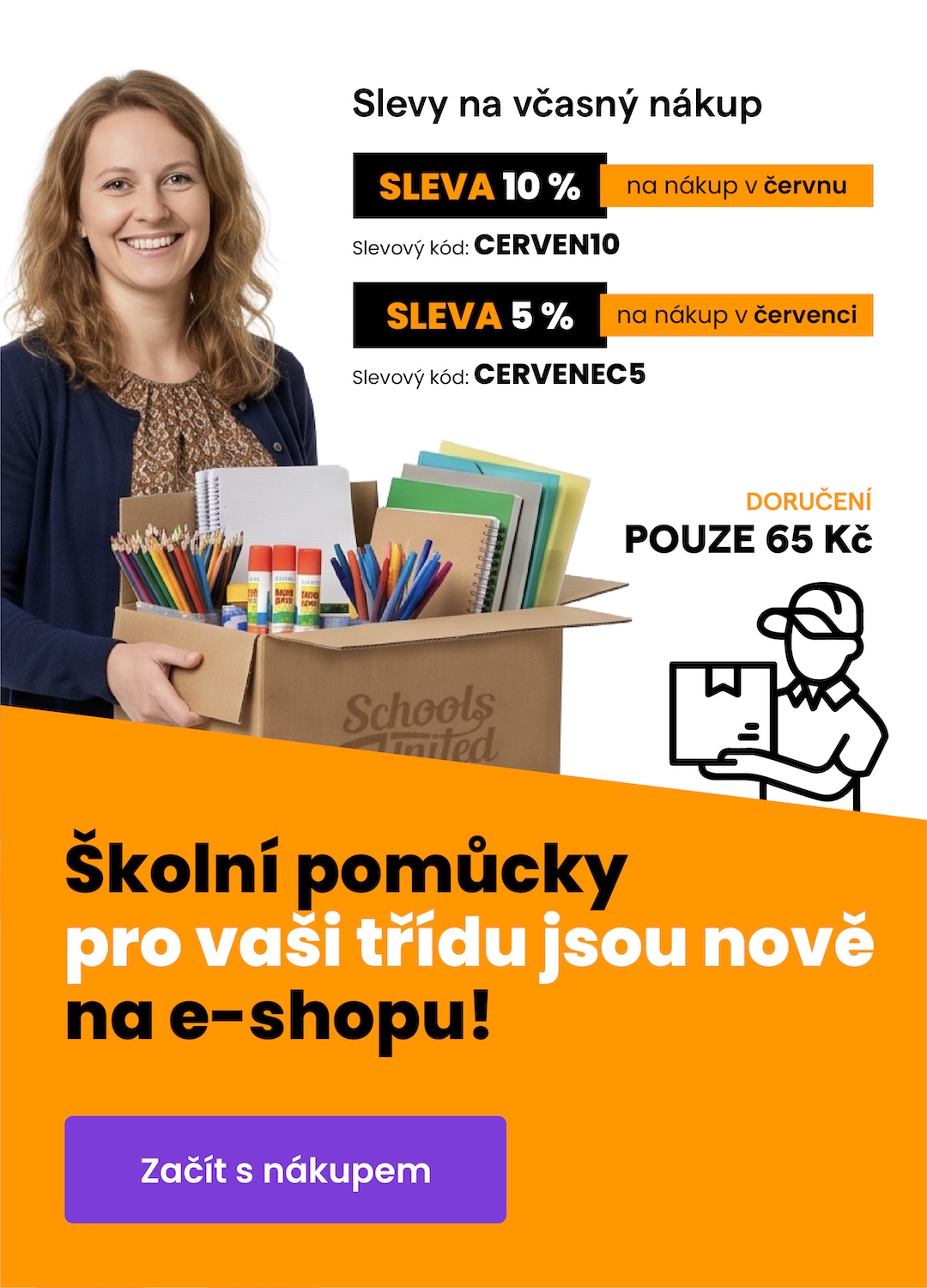 Školní pomůcky mobil 2026