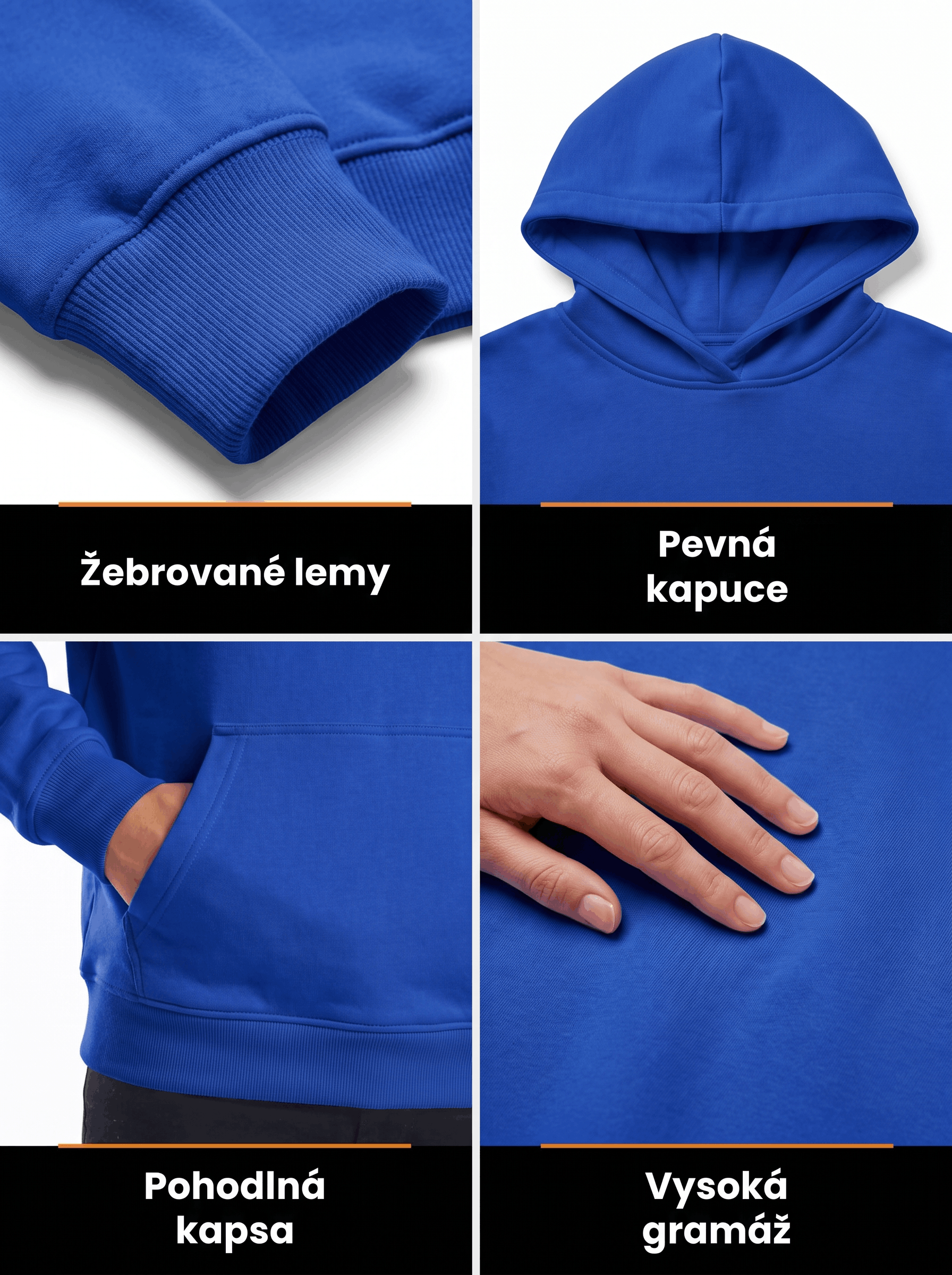 Ukázka oversize třídní mikiny