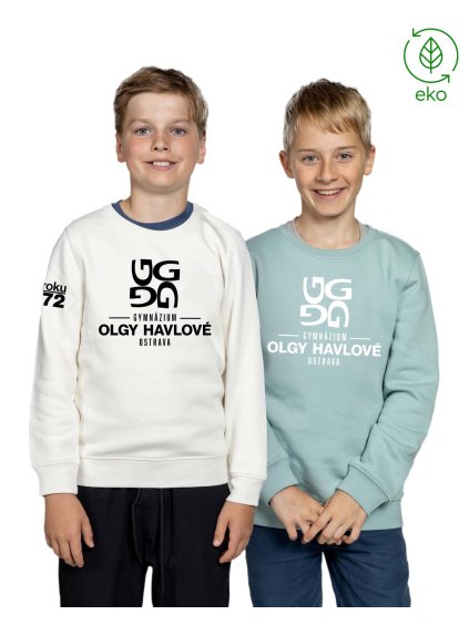 Dětská mikina bez kapuce EKO Premium