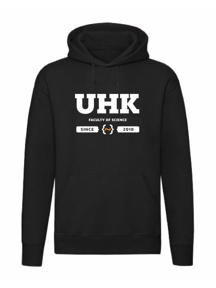 Mikina University Black (Černá)