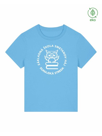 Dámské Organic tričko Premium Aqua Blue (Modrá)