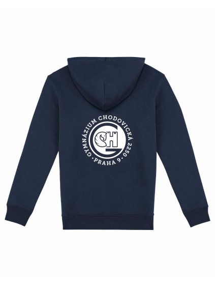 ZÁDA Dospělá mikina EKO Premium Navy (Námořnická modrá)