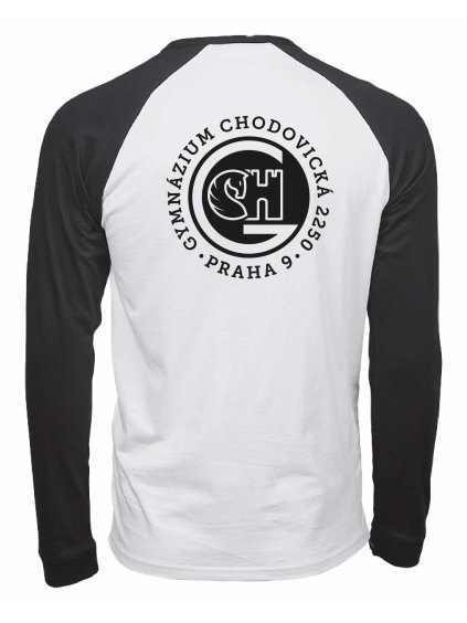 ZÁDA Dámské Baseball Tee Luxury White Black (Bílá Černá)