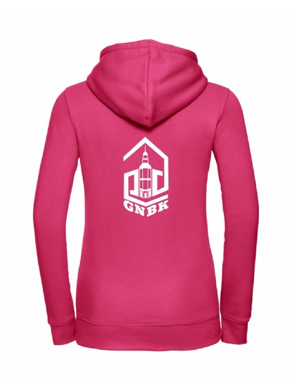 Dámská mikina luxury back fuchsia