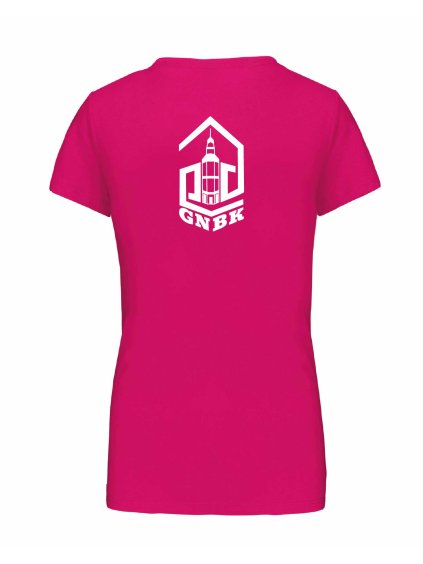 Dámské tričko premium back fuchsia