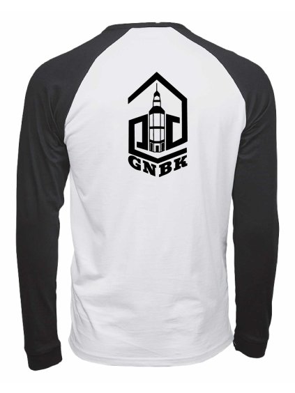 ZÁDA Dámské Baseball Tee Luxury White Black (Bílá Černá)