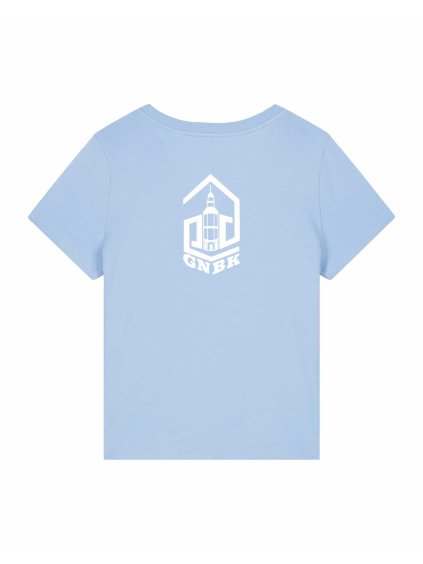 Dámské Organic tričko Premium do V Blue soul (Světle modrá)