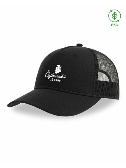 Dospělá EKO kšiltovka Black (Černá)