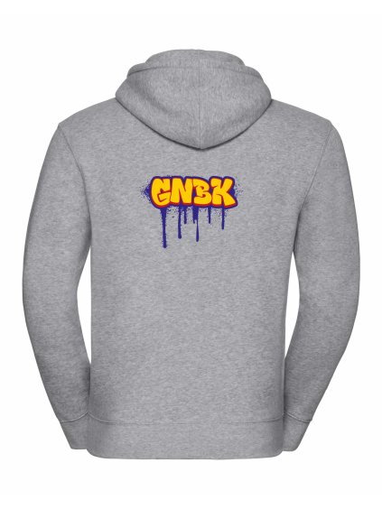 Pánská mikina luxury back grey