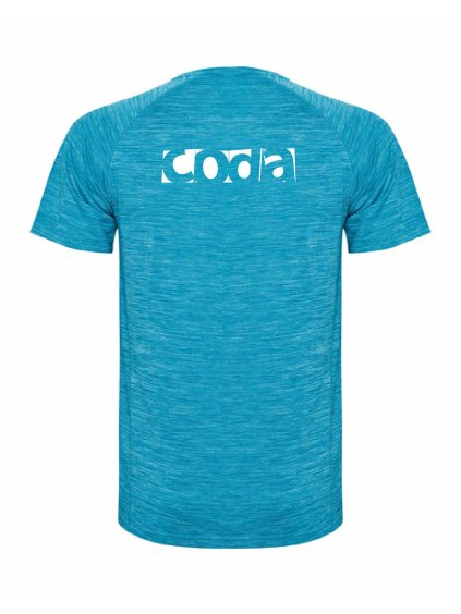 Dětské funkční tričko Premium Heather turquoise (Žíhaná tyrkysová)