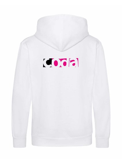 Dětská mikina Premium back white
