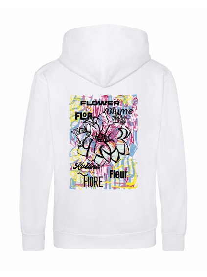 Dětská mikina Premium back white