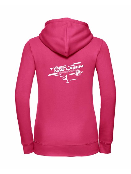 Dámská mikina luxury back fuchsia