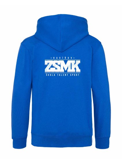 Dětská mikina na zip Premium Royal Blue (Královská modrá)