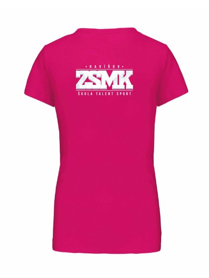 Dámské tričko premium back fuchsia