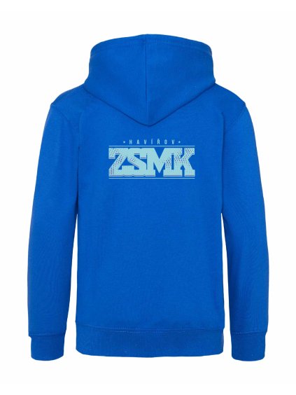 Dětská mikina na zip Premium Royal Blue (Královská modrá)
