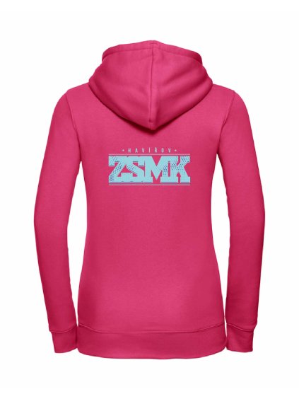 Dámská mikina luxury back fuchsia