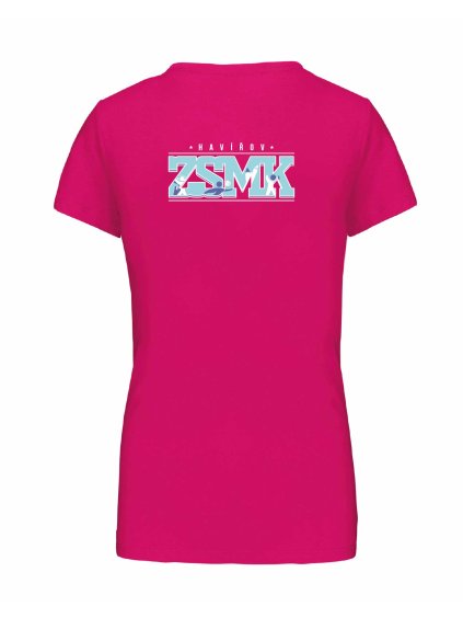 Dámské tričko premium back fuchsia