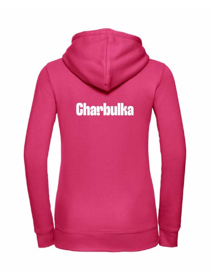 Dámská mikina luxury back fuchsia