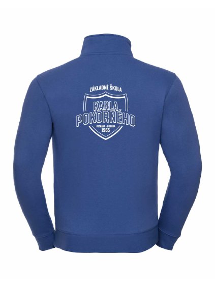 Pánská mikina na zip Elegant Royal Blue (Královská modrá)