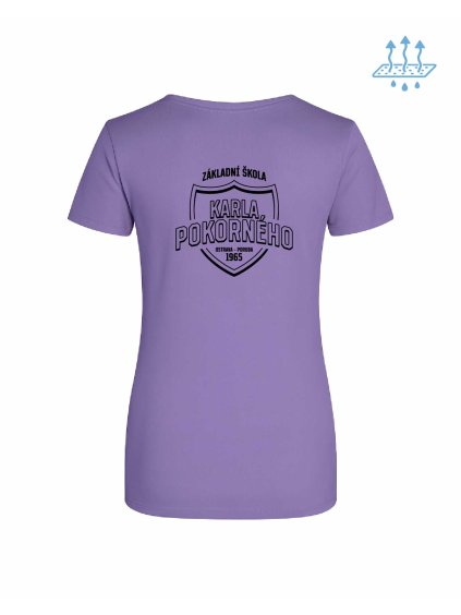 Dámské funkční tričko Digital lavender (Studená levandulová)