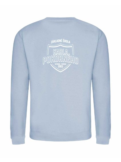 Pánská mikina bez kapuce Sky blue (Nebeská modrá)