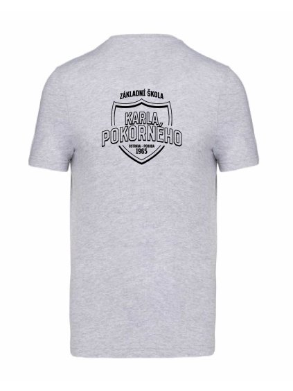 Pánské tričko premium back grey