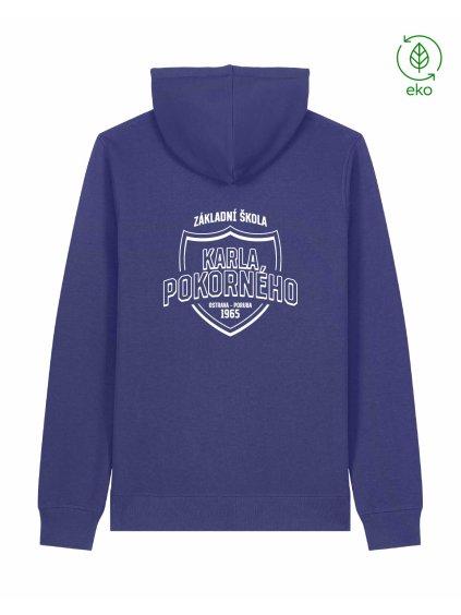 Dospělá mikina Organic Dusk (Tlumeně fialová)