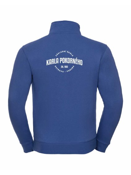 Pánská mikina na zip Elegant Royal Blue (Královská modrá)