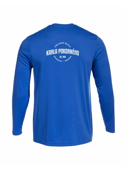 Pánské Dětské sportovní tričko dl.rukáv Joma Combi Royal Blue (Královská modrá)