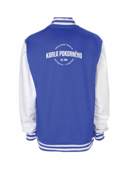 College mikina back royal