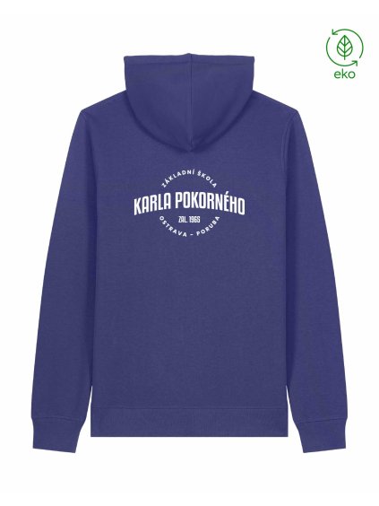 Dospělá mikina Organic Dusk (Tlumeně fialová)