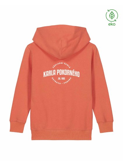 Dětská mikina Organic Fiesta (Oranžová)