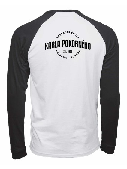 Dámské Baseball Tee Luxury White Black (Bílá Černá)