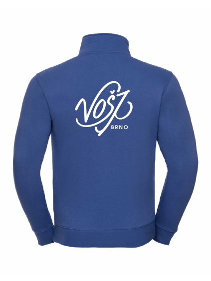 Pánská mikina na zip Elegant Royal Blue (Královská modrá)