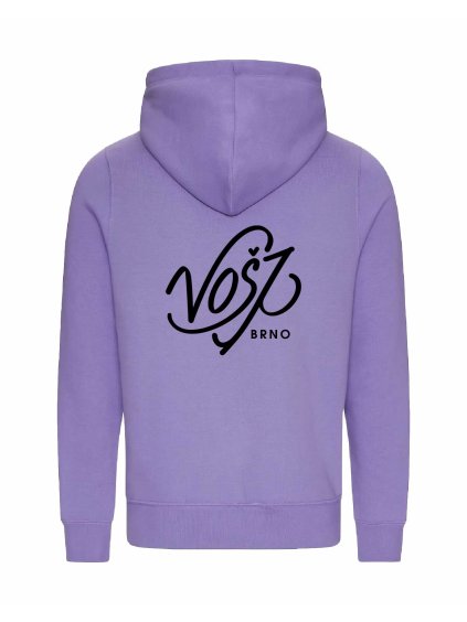 Dámská mikina Comfort Digital lavender (Studená levandulová)