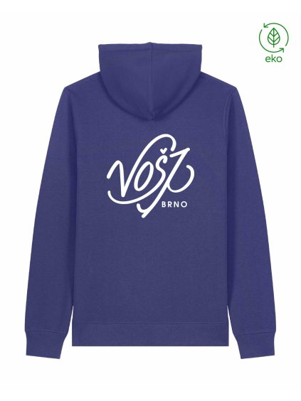 Dospělá mikina Organic Dusk (Tlumeně fialová)