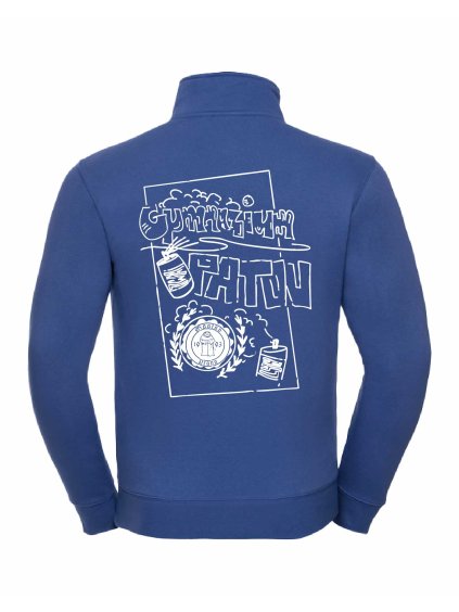 Pánská mikina na zip Elegant Royal Blue (Královská modrá)