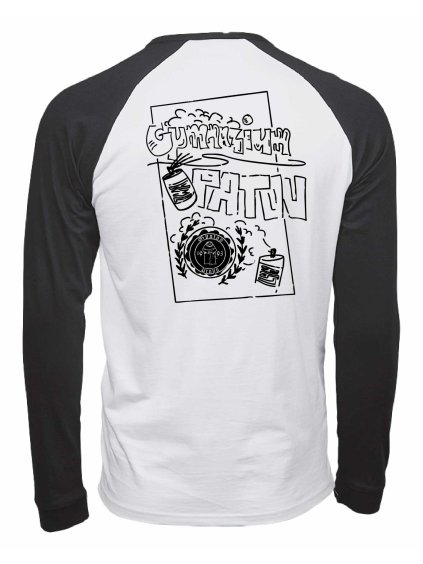 Pánské Baseball Tee Luxury White Black (Bílá Černá)