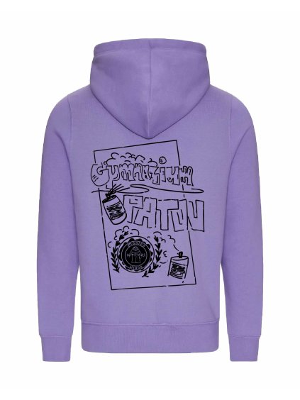 Dámská mikina Comfort Digital lavender (Studená levandulová)