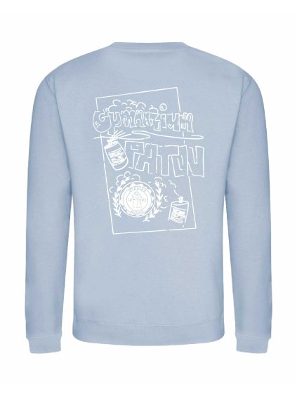 Pánská mikina bez kapuce Sky blue (Nebeská modrá)