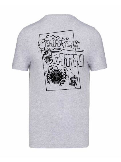 Pánské tričko premium back grey