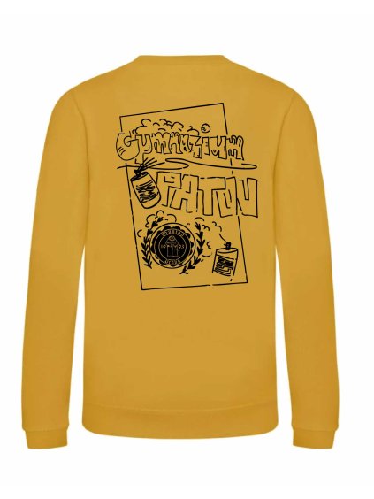 Dětská mikina bez kapuci Mustard (Hořčicová)