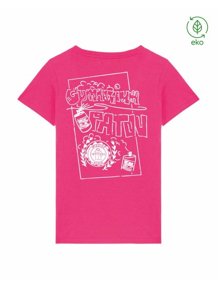 Dámské EKO tričko Premium Raspberry Sorbet (Malinová)