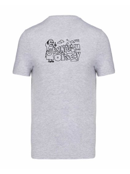 Pánské tričko premium back grey