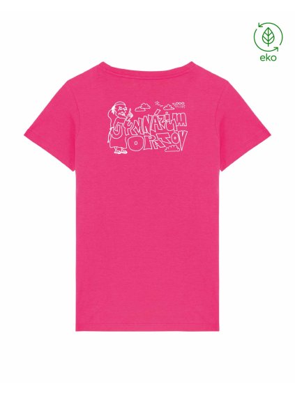 Dámské EKO tričko Premium Raspberry Sorbet (Malinová)