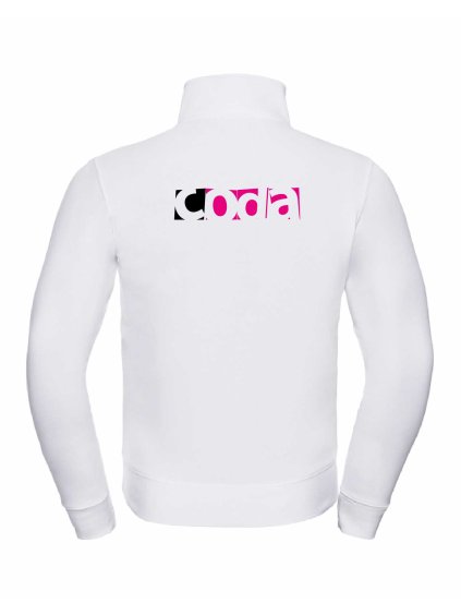 Pánská mikina na zip Elegant White (Bílá)