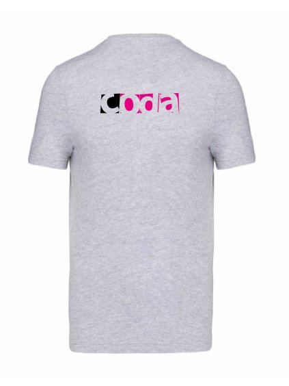 Pánské tričko premium back grey