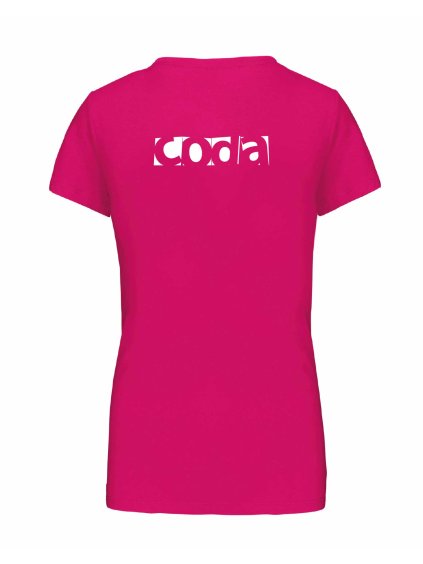 Dámské tričko premium back fuchsia
