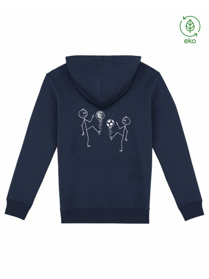 Dospělá mikina EKO Premium Navy (Námořnická modrá)